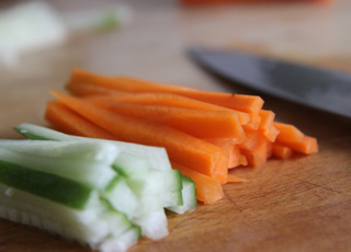 How to Julienne Carrots