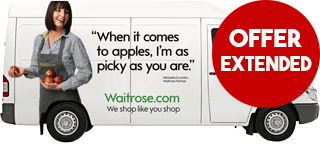 Waitrose delivery van