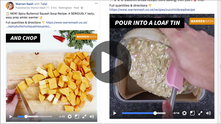 Nottingham Facebook Optimised Cooking Videos