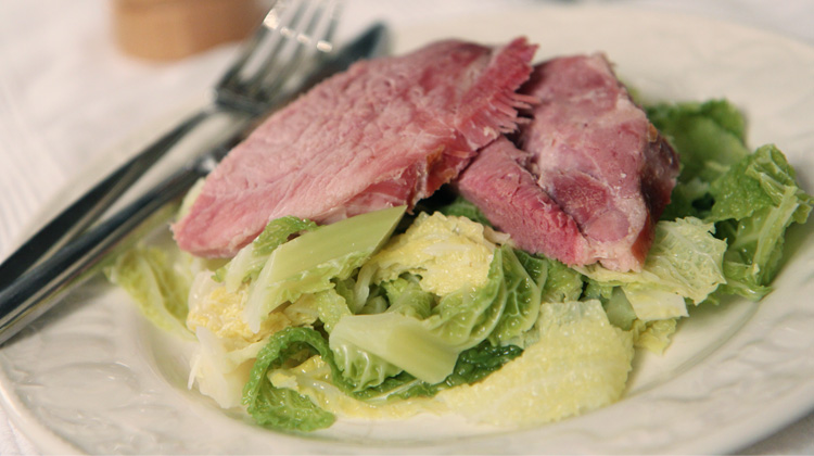 Calories in Bacon and cabbage