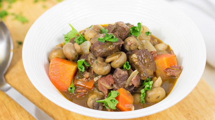 Calories in Beef bourguignon