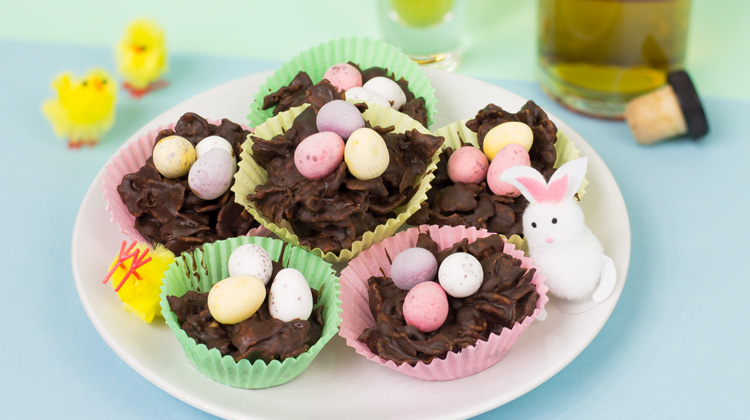 Boozy Easter Nests Recipe