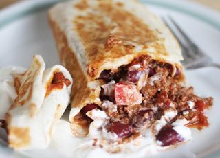 Beef Chili Burrito Recipe