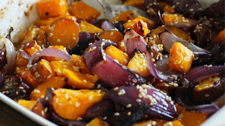 Butternut Squash, Sweet Potato and Red Onion Recipe