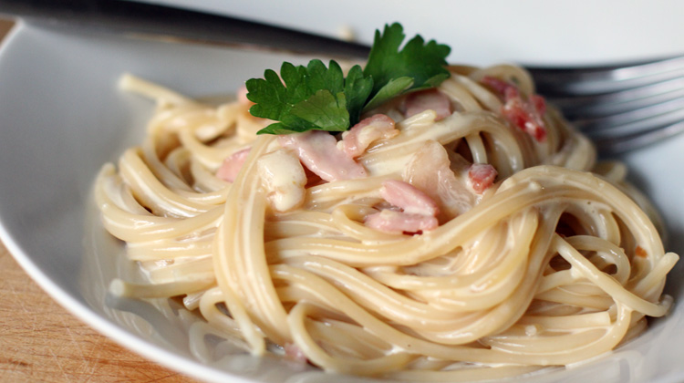 Calories in Spaghetti carbonara