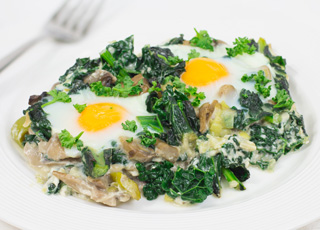 Cavolo Nero Baked Eggs Recipe