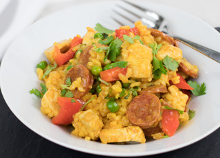 Chicken and Chorizo Paella Recipe