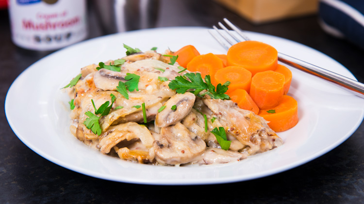 Chicken and Mushroom Bake Recipe