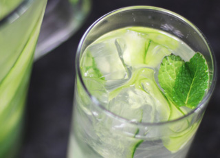 Cucumber and Mint Water