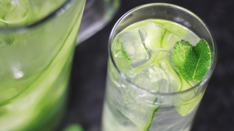 Cucumber and Mint Water