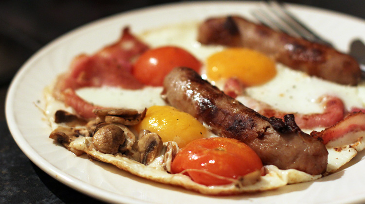 Fry Up Breakfast Omelette