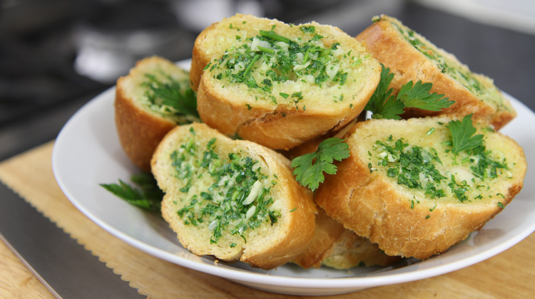 Calories in Garlic bread