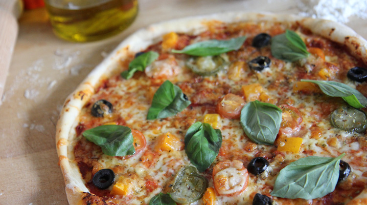 Calories in Homemade pizza