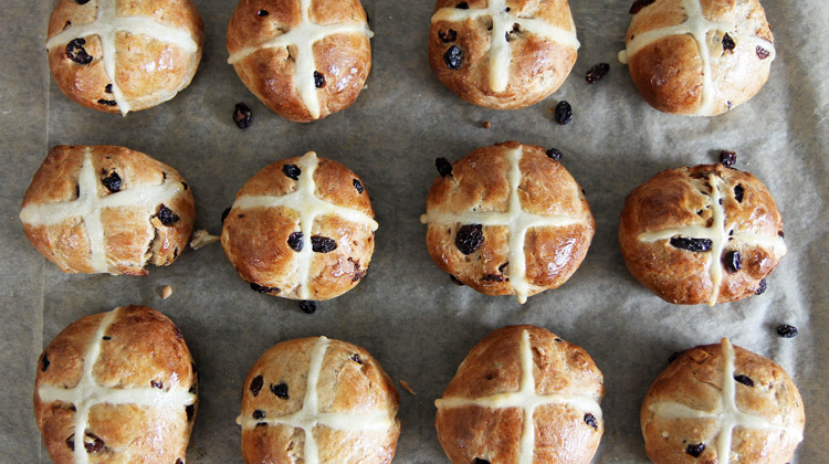 Calories in Hot cross buns