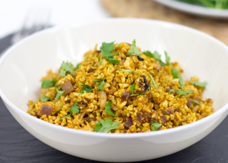 Indian Cauliflower Rice Recipe