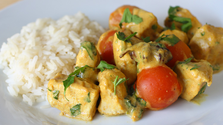 Calories in Low FODMAP curry