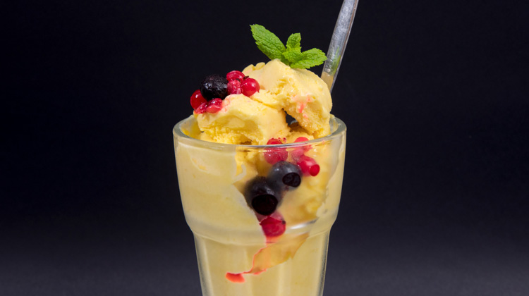 Calories in Mango ice cream