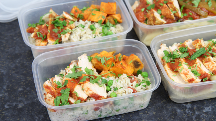 Calories in Meal prep recipes