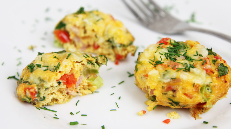 Omelette Muffins Recipe