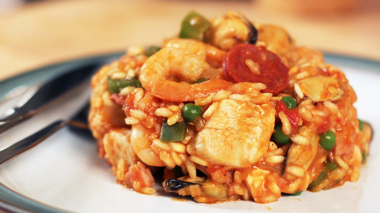 Calories in Paella