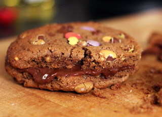 Peanut Butter Nutella Cookies