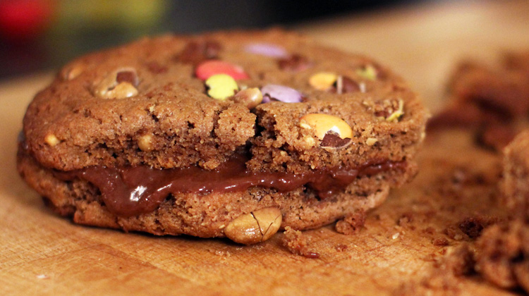 Peanut Butter Nutella Cookies