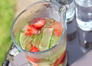 Strawberry and Cucumber Water Recipe