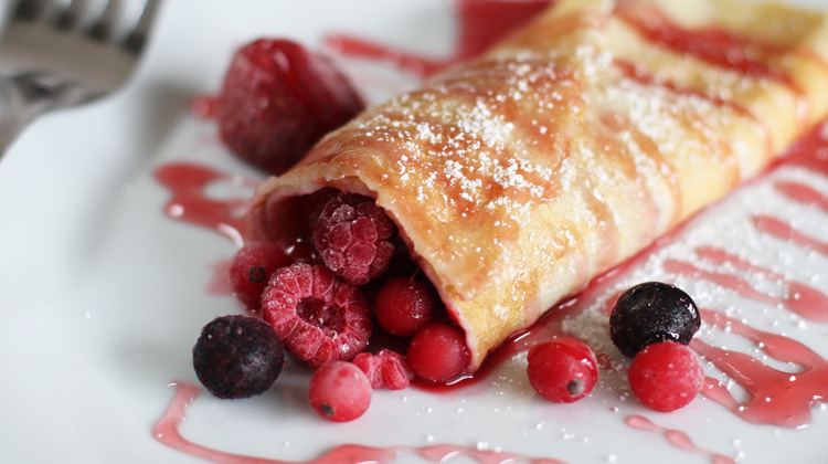 Summer Fruit Pancakes Recipe