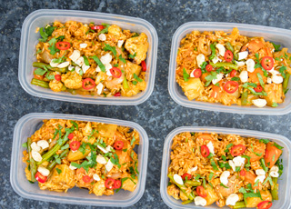 Vegetarian Biryani Meal Prep recipe